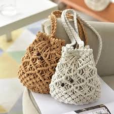 cotton macrame bags